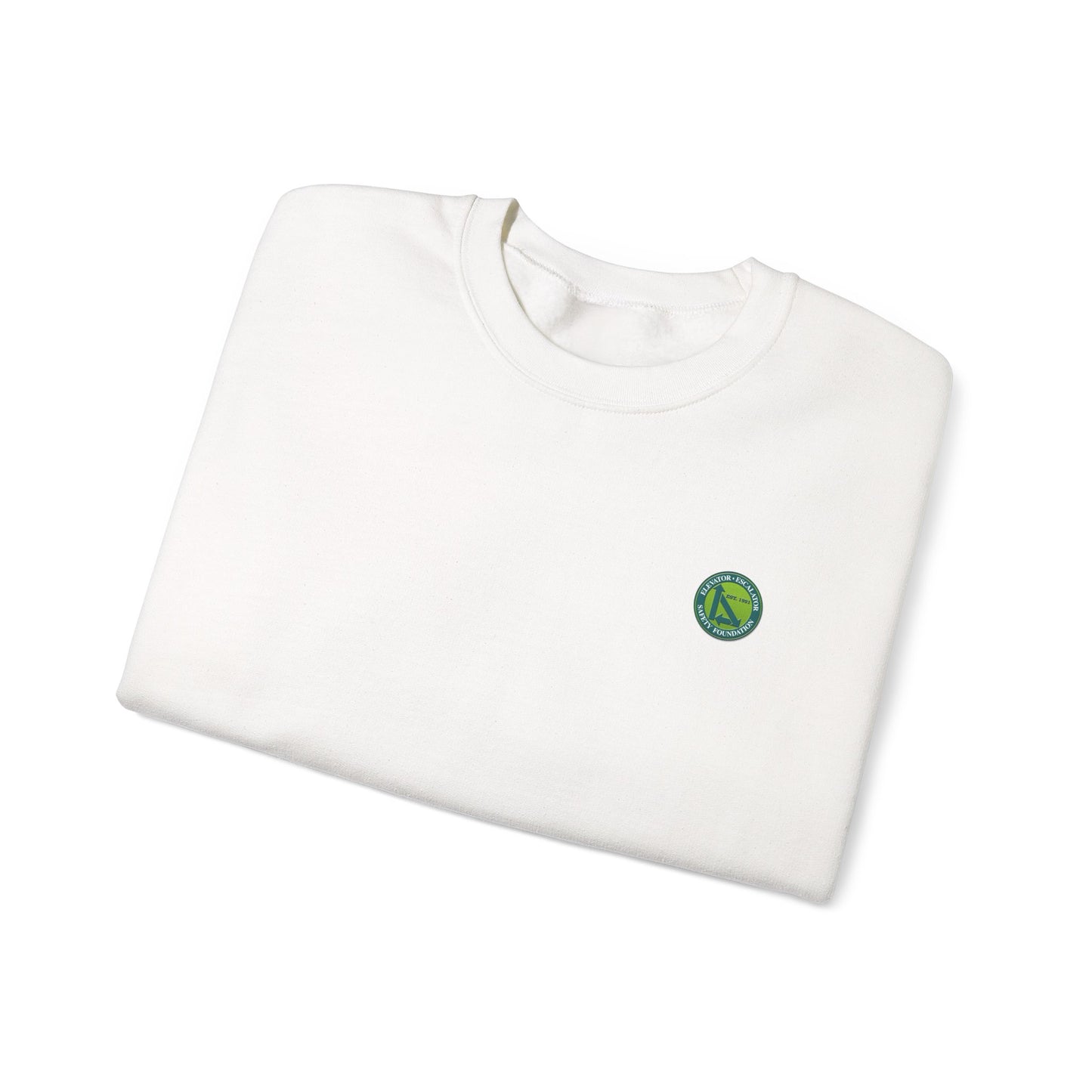 Crewneck Sweatshirt — "Safe Riders" Cartoon Bike Safety Design