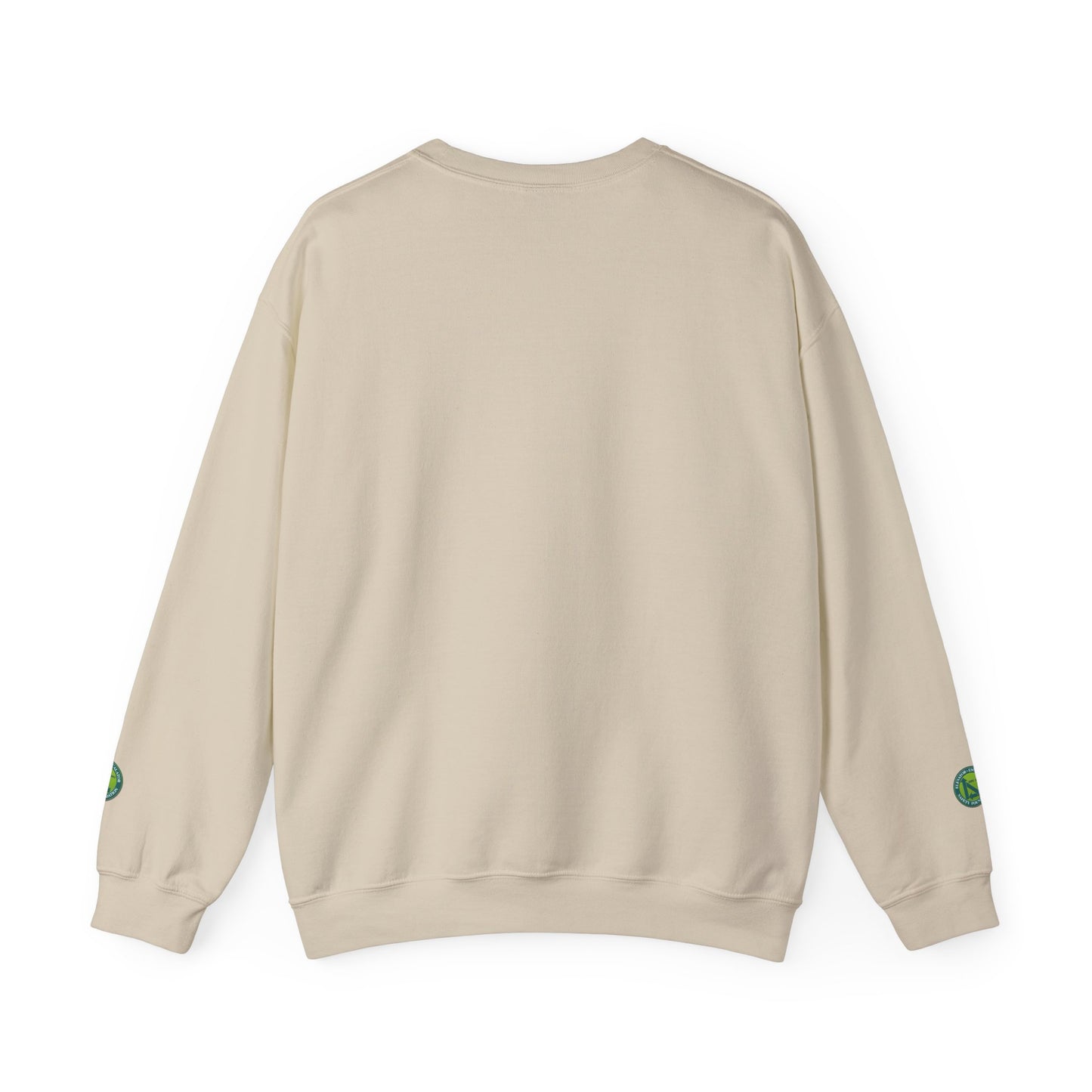 Crewneck Sweatshirt — "Safe Riders" Cartoon Bike Safety Design
