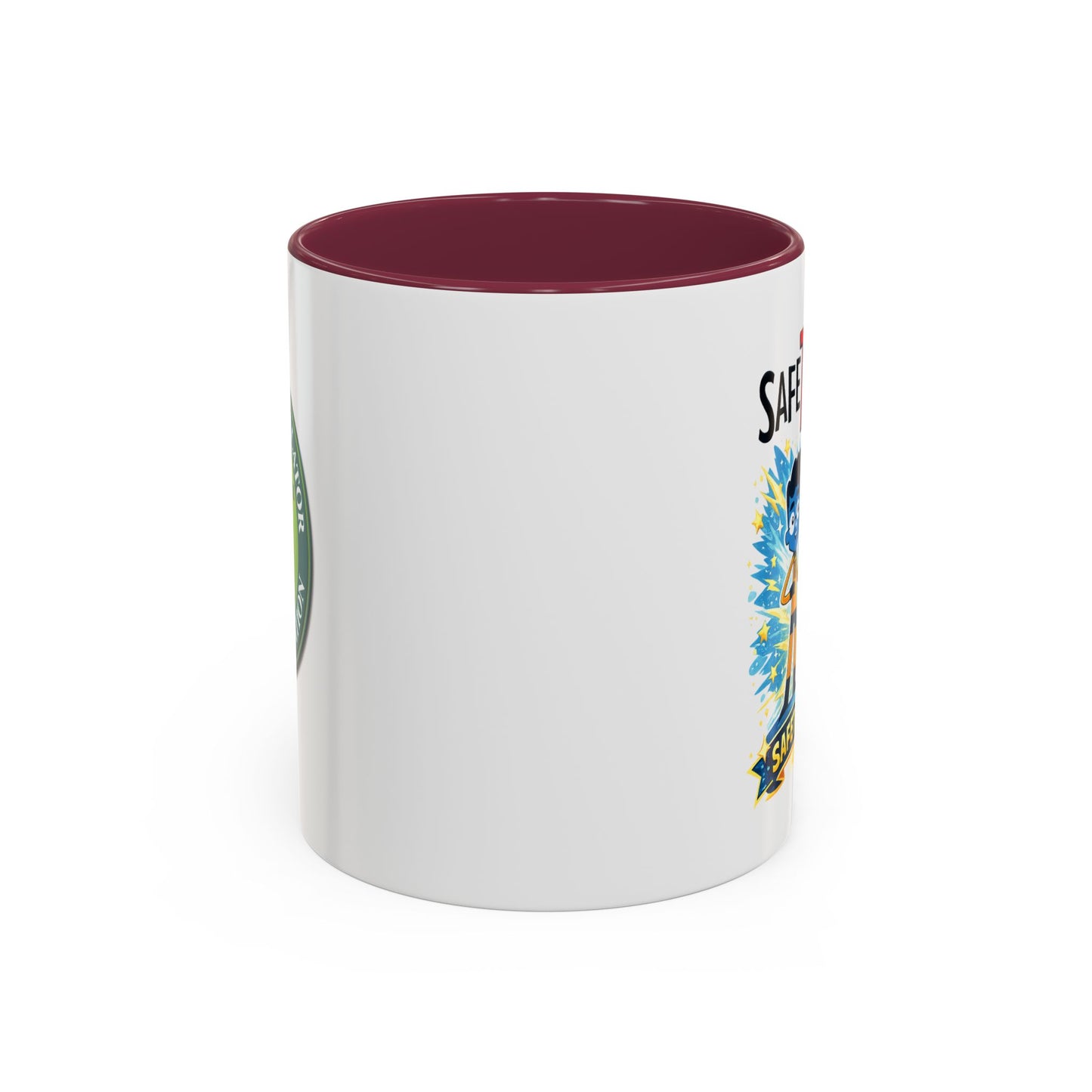 SafeTRiders Cartoon Mug — Colorful 11oz/15oz Ceramic Coffee Cup