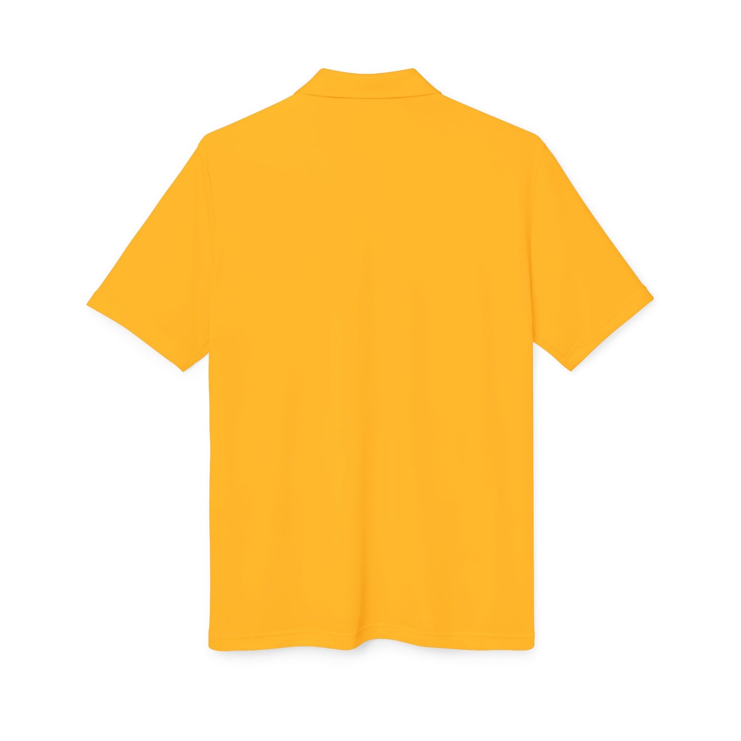 Performance Polo — Green Circular Logo Chest Emblem