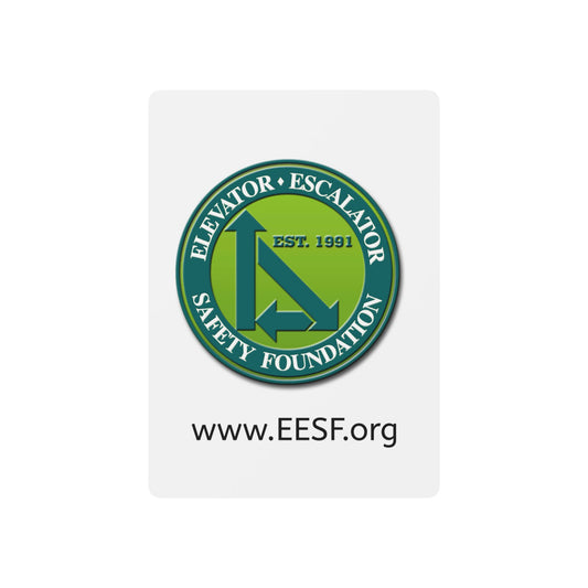 Elevator Escalator Safety Foundation Poker Playing Cards — Custom Logo Deck