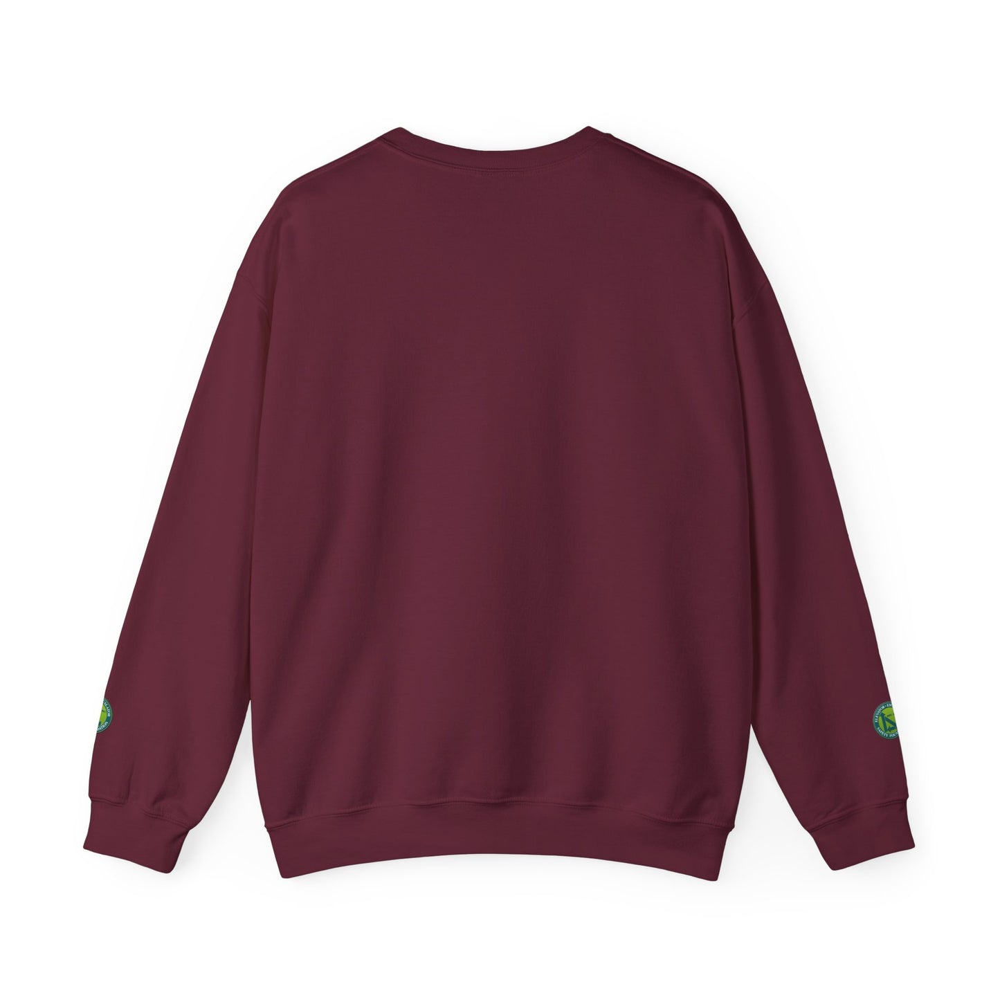 Crewneck Sweatshirt — "Safe Riders" Cartoon Bike Safety Design