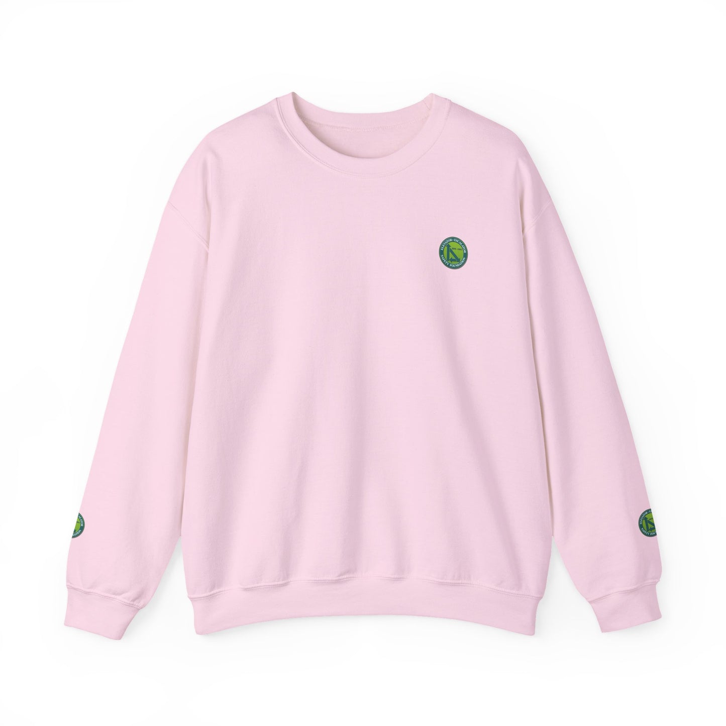 Crewneck Sweatshirt — "Safe Riders" Cartoon Bike Safety Design