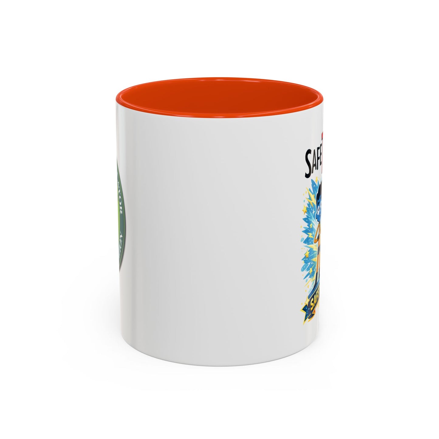 SafeTRiders Cartoon Mug — Colorful 11oz/15oz Ceramic Coffee Cup