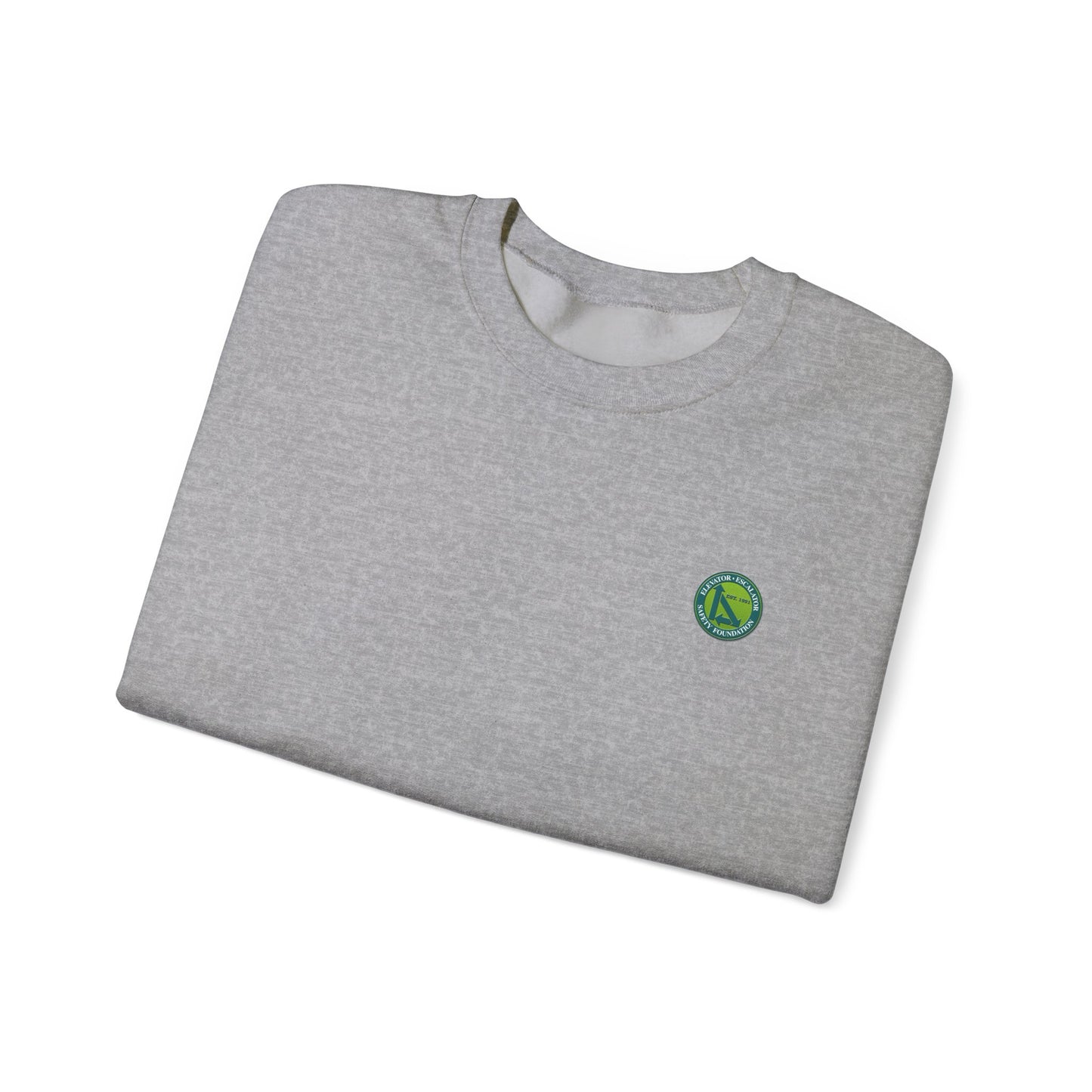 Crewneck Sweatshirt — "Safe Riders" Cartoon Bike Safety Design