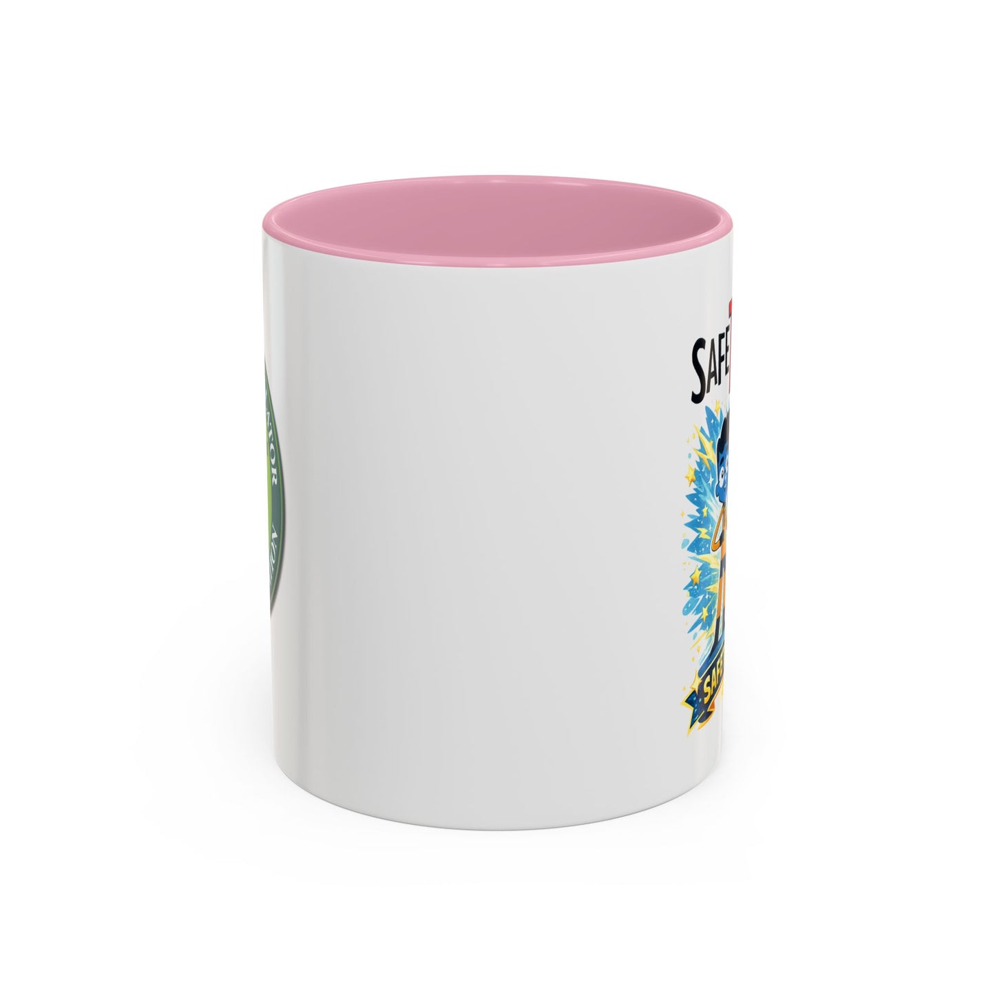 SafeTRiders Cartoon Mug — Colorful 11oz/15oz Ceramic Coffee Cup