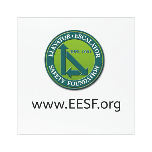 Elevator · Escalator Safety Foundation (EESF) Car Magnet – www.EESF.org