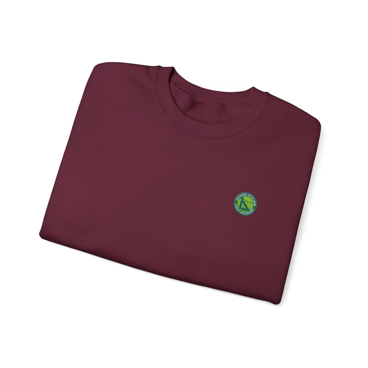 Crewneck Sweatshirt — "Safe Riders" Cartoon Bike Safety Design